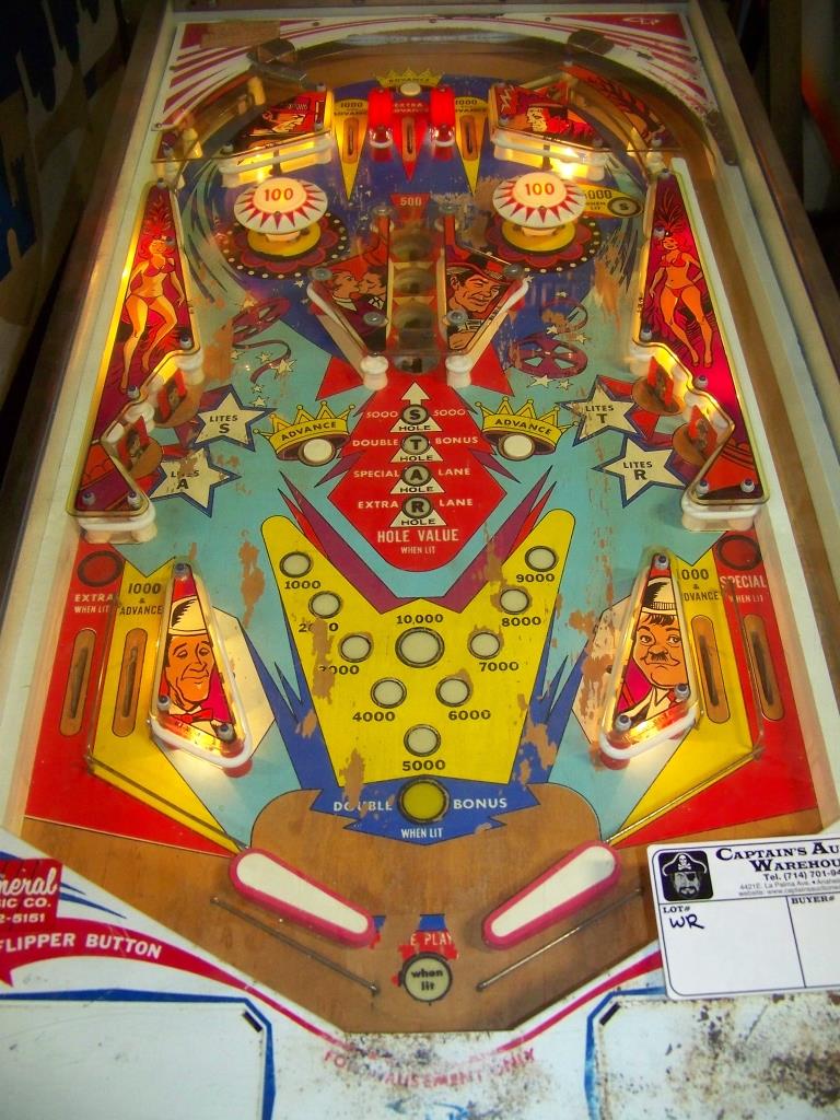 HOLLYWOOD PINBALL MACHINE CHICAGO COIN 1976 Item is in used condition ...