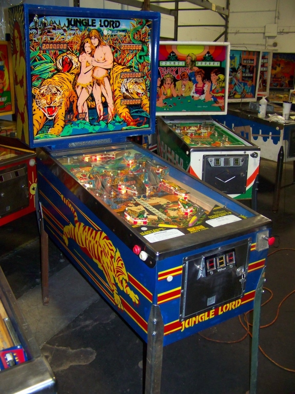 JUNGLE LORD PINBALL MACHINE WILLIAMS 1981 Item is in used condition ...