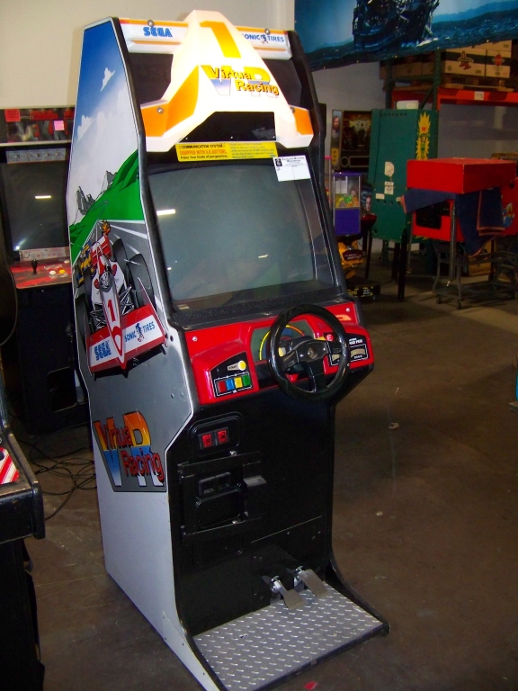 Virtua Racing Upright Arcade Game Sega Item Is In Used Condition