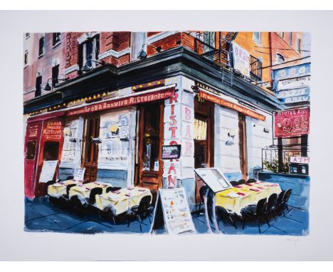 Bob Dylan (b.1941)Little Italy, Lower Manhattan, from The Beaten PathGicl&eacute;e in colours, 2016, signed in pencil, number