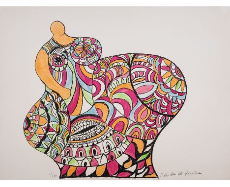 Niki de Saint Phalle (1920-2002)Nana - Pomme de TerreLithograph printed in colours, 1975, signed in pencil, numbered from the