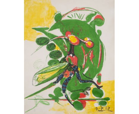 Graham Sutherland (1903-1980)Praying MantisLithograph printed in colours, 1963, signed in pencil, numbered from the edition o