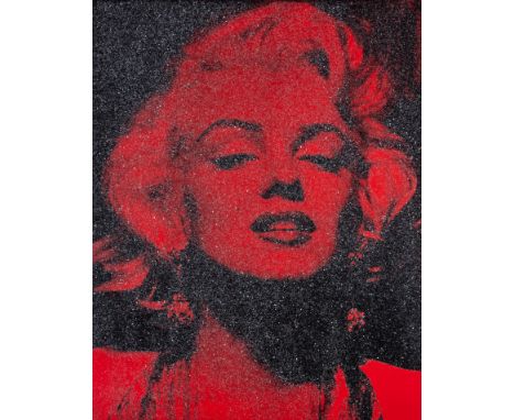 Russell Young (b.1959) Marilyn Portrait California (Unique) The unique enamel and acrylic screenprint with Diamond Dust, 2014