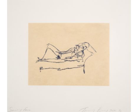 Tracey Emin (b.1963)Smiley FaceEtching, 2014, signed, titled and dated in pencil, numbered from the edition of 100, on buff w