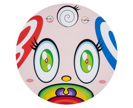 Takashi Murakami (b.1962) We Are the Jocular ClanOffset lithograph printed in colours, 2018, signed in silver ballpoint pen, 