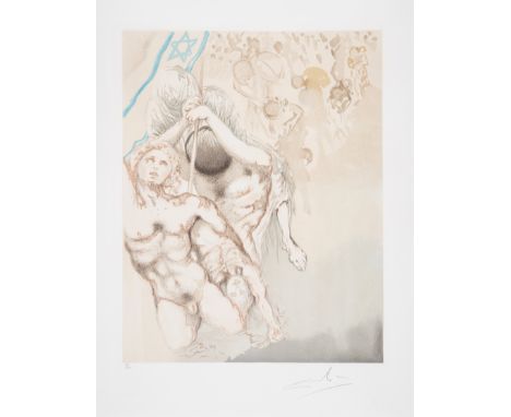 Salvador Dalí (1904-1989)We Shall Go Up At Once and Possess It, from Aaliyah (Field 68-1J; M&L 1202a)Lithograph printed in co