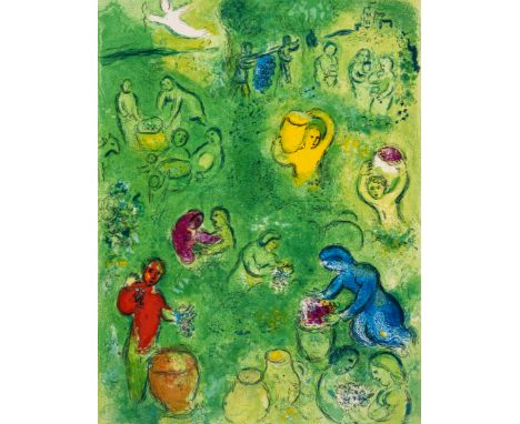 Marc Chagall (1887-1985)The Wine Harvest, from Daphnis & Chloé (Mourlot 322; Cramer 46)Lithograph printed in colours, 1961, f