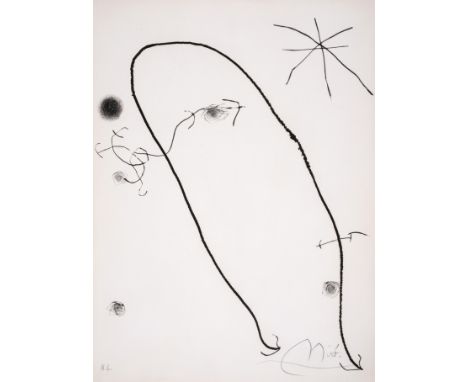 Joan Miró (1893-1983)Untitled from. Le Miroir de L’Homme par les Bêtes (see. Cramer 159)Etching, 1972, signed in pencil, insc