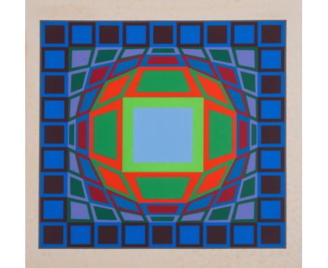 Victor Vasarely (1906-1997)GyemantScreenprint in colours, 1973, signed and inscribed 'EA' in pencil, aside from the edition o