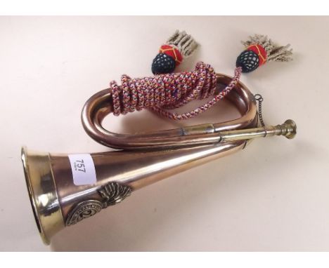 A Royal Welsh Fusiliers bugle