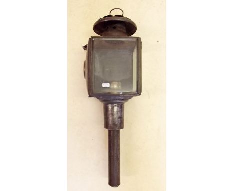 A Victorian carriage lamp