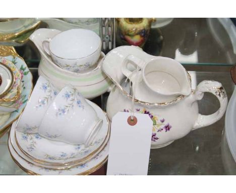 SELECTION OF CERAMICS
including Aynsley floral vases and plates, floral tea set, Hammersley gilt print tea set and a modern J