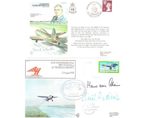 Sir Frank Whittle and his jet engineers Stanley Hooker and John Heriott of Rolls Royce designed the “British” jet engine. Han