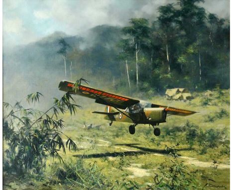 David Shepherd signed print 656 Squadron, Auster in Malaya 1962. This is a Signed Limited Edition Print by the artist David S