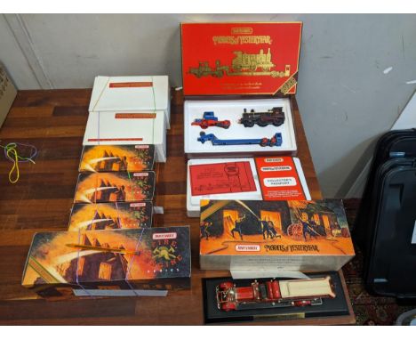 A collection of boxed matchbox models of Yesteryear cast model vehicles to include YS FE01 1930 Ahrens - Fox from the fire en