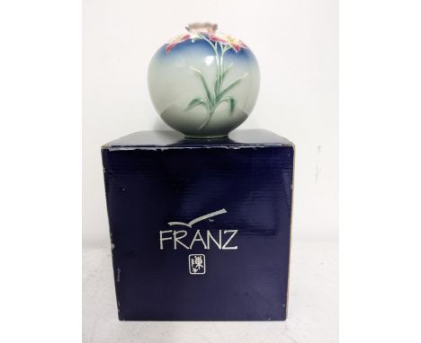 A Franz Lilly vase model number XP1894 boxed Location:If there is no condition report shown, please request