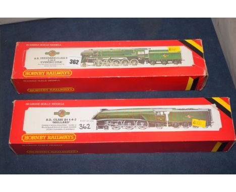 Hornby Railways 00-gauge scale models no. R065, BR 2-10-0 'Evening Star' with tender, in original box; and model no. R350 A4 