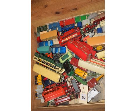 A collection of matchbox die cast model vehicles mainly by Lesney, one Budgie to include: an A. E. C. 'Route Master' 64; a co