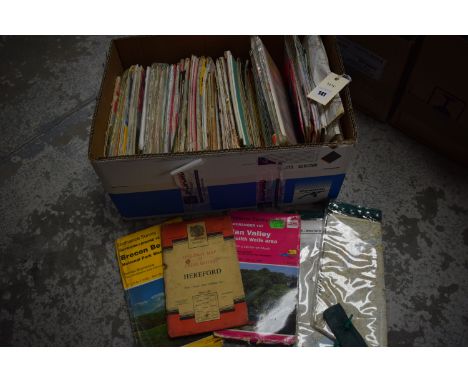 A collection of Ordnance Survey maps, to include: Haltwhistle and Brampton; Malvern Hills; Elen Valley; etc.