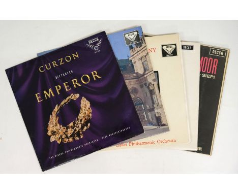 * Classical Records. Selection of five classical records from the popular Decca SXL-series, all of them original ED1 first st