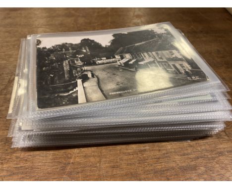 * Berkshire Postcards. A collection of 64 Edwardian postcards including real photo postcards of Berkshire, various locations 