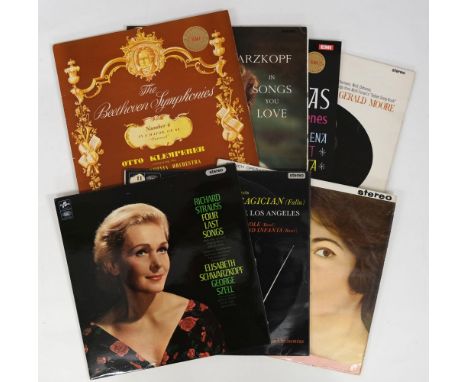 * Classical Records. Selection of seven original stereo recordings from the popular Columbia SAX-series, including Beethoven 