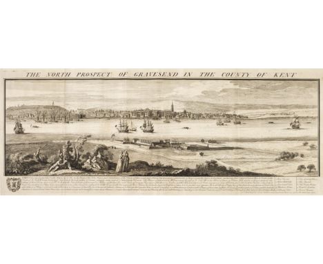 * Gravesend. Buck (Samuel &amp; Nathaniel), The North Prospect of Gravesend in the County of Kent, 1739, R. Sayer [1775], unc