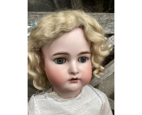 Antique 30&rdquo; Kammer &amp; Reinhardt Simon and Halbig bisque head doll ; &nbsp;Large 30&rdquo; child standing doll on ori