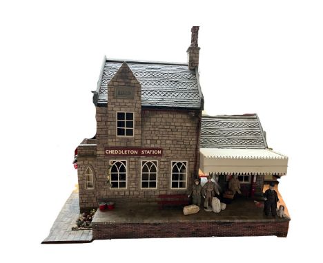 A wonderful finely built and detailed fittings and figures&hellip;. war-time era fine built detailed style railway station do