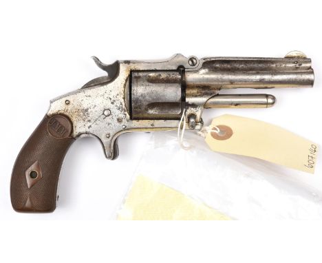 A de-activated 5 shot .38" Marlin SA revolver, number 6071,barrel 3¼" stamped on left side with New Haven address and patent 
