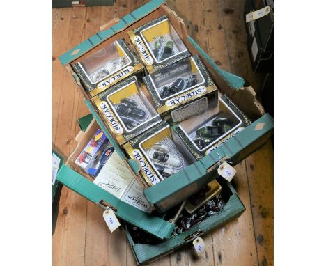 Quantity of Various Makes. 6x 1:18 Sidecar Collection Motorcycles by Toyway. 10x Atlas Superbikes series bikes, one with oute