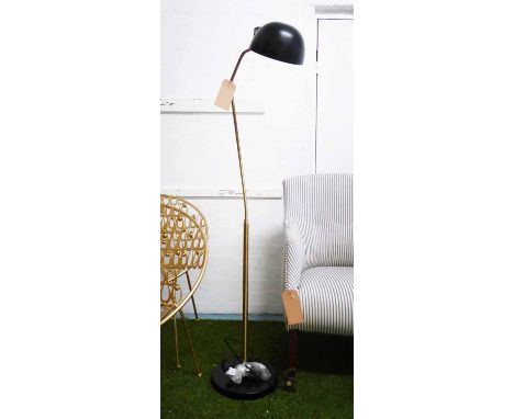 FLOOR STANDING READING LAMP, 43cm W x 28cm D x 149cm H.