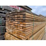 50x Softwood Sawn Mixed Larch / Douglas Fir Timber Fencing Rails