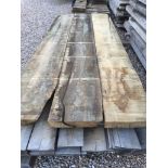3x Hardwood Air Dried Sawn English Sweet Chestnut Timber Boards / Slabs