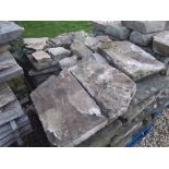 1 Pallet York Stone (Mixed Sizes) Loading Available