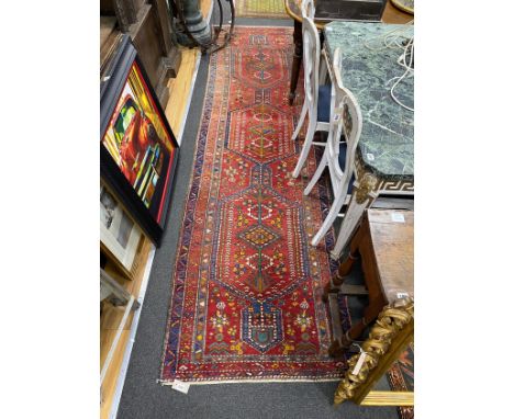 A Heriz runner, 330 x 94cm