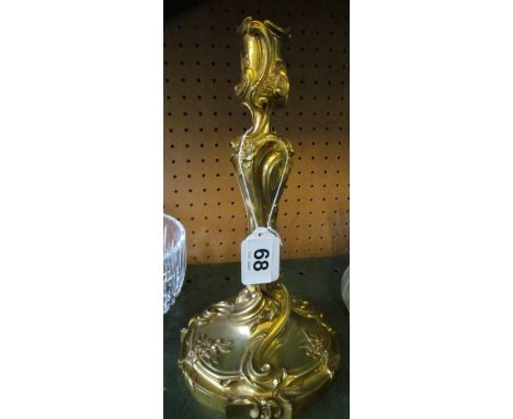 An ormulu candlestick
