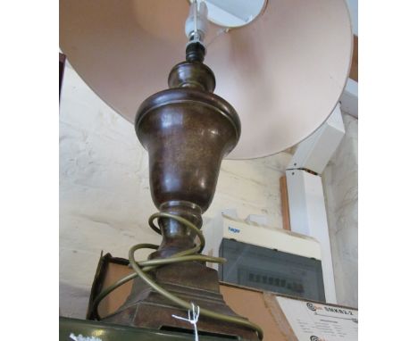 A marble effect lamp
