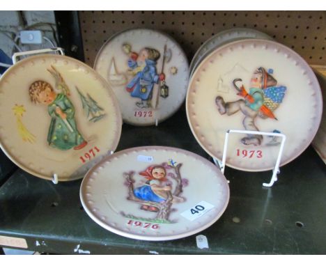 Six Hummel plates 1971 - 76