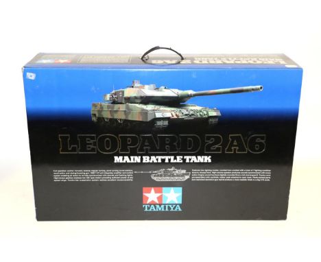 Tamiya Radio Control Leopard 2AG Main Battle Tank 1:16 scale (E, in original box)