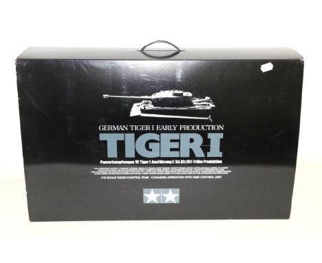 Tamiya Radio Control Tiger I Tank 1:16 scale (E, in original box)