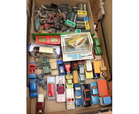 Various Diecast  including JoHillCo Renault tank, Spot-On Prinz NSU, Corgis and others (generally F-P)