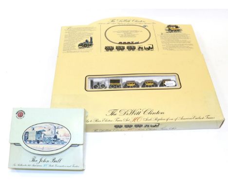 Bachmann HO Gauge The DeWitt Clinton Set together with The John Bull set (both E-G boxes F-G, a little faded) (2)