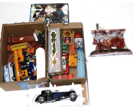 Dinky Various 1950's Models including 660 Tank Transporter (G box F-G) Pullmore car transporter, 1st Foden wagon, ABC Mobile 