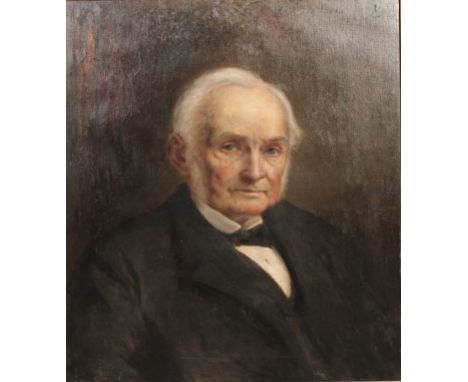 Robert Mars (19th – 20th Century) French. Portrait of Charles Bachoten (1817-1909), Oil on Canvas, Signed and Inscribed, and 