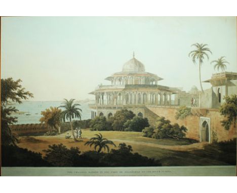 After Thomas Daniell (1749-1840) British. ‘The Chalees Satoon in The Fort of Allahabad on the River Jumna’, Reproduction Prin