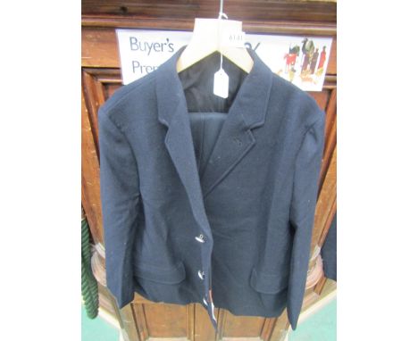 A 1970s/80's B.R two piece uniform consisting of trousers and jacket with double arrow buttons to front