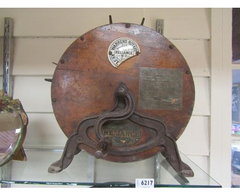 An early 20th Century Warren's Rotary Knife Cleaner  