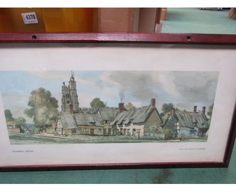 A framed and glazed carriage print 'Cavendish'