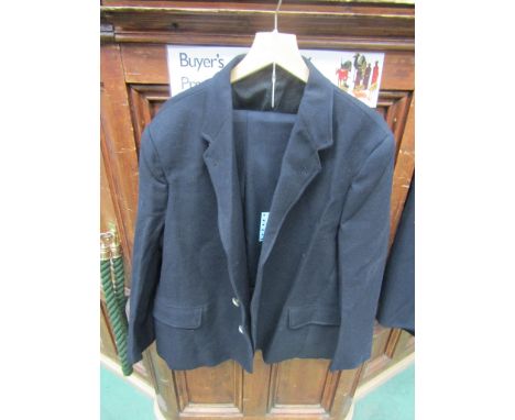 A 1970s/80's B.R two piece uniform consisting of trousers and jacket with double arrow buttons to front